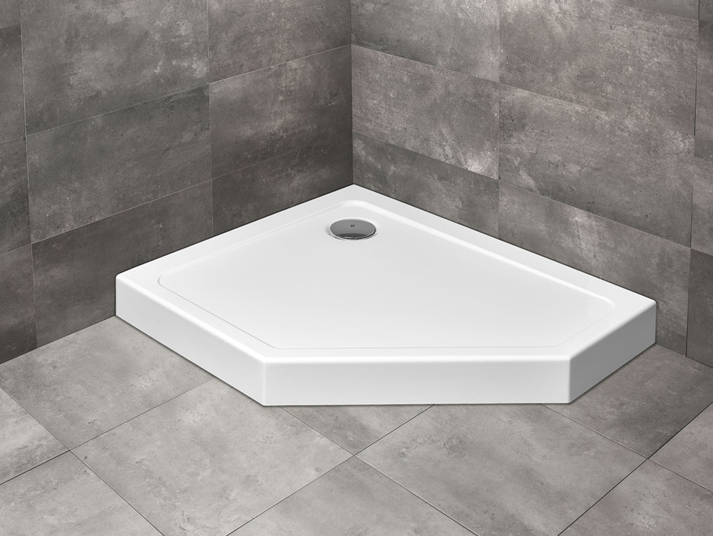 душевой поддон radaway doros pt e compact 100x90x11,5 левый
