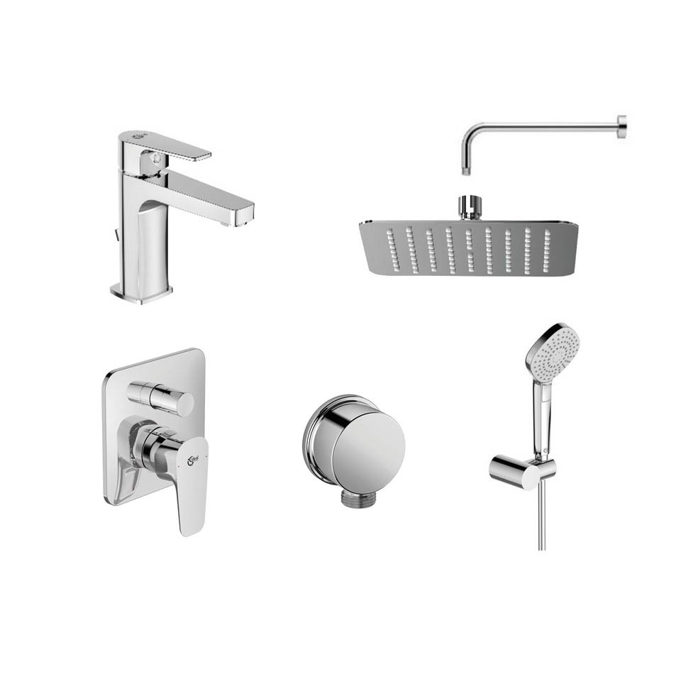 душевая система скрытого монтажа ideal standard esla 6 in 1 bd002xc