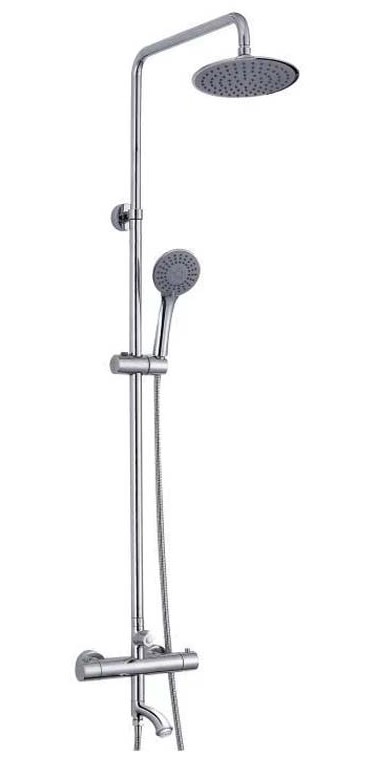 душевая стойка vivi felice 1260 с термостатом хром