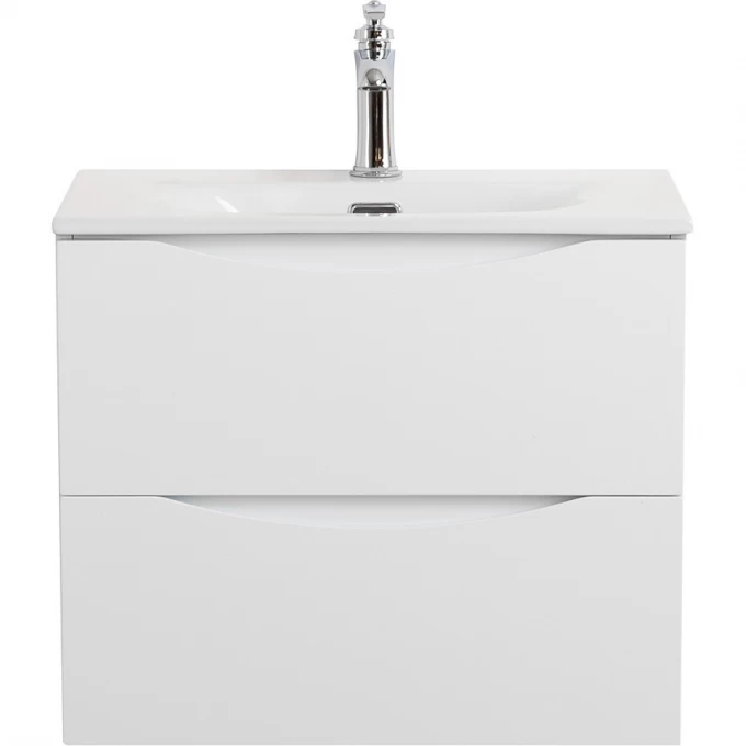 тумба подвесная belbagno marino-cer-mini-500-2c-so-bl-p белый глянец