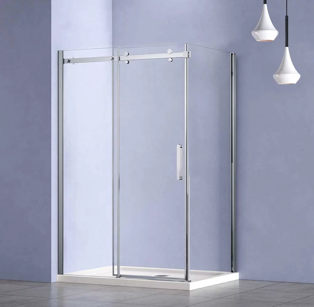 душевой уголок vincea como-n vsr-4cn1015cl 150x100 прозрачное стекло / профиль хром