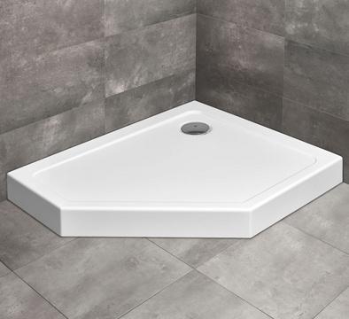 душевой поддон radaway doros pt compact 100x80x11,5 right