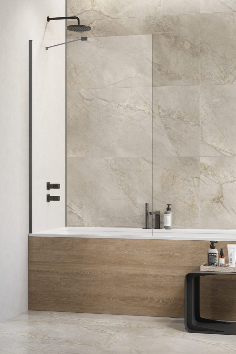 шторка на ванну radaway modo new pnj ii brushed gunmetal 50x150 прозрачное стекло / профиль брашированная оружейная сталь