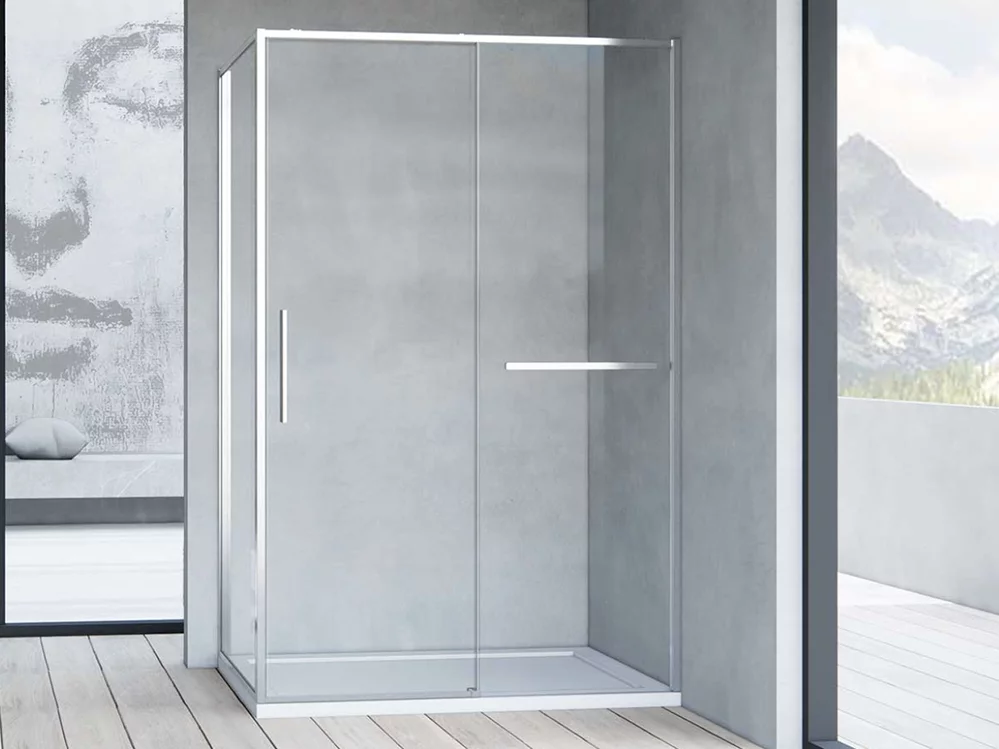 душевой уголок vincea slim soft vsr-1ss8011cl 110x80 прозрачное стекло / профиль хром