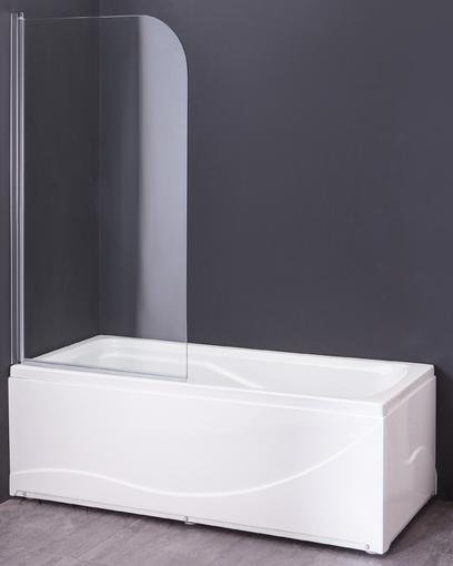шторка на ванну coliseum sunway sw-pf01 80x140 стекло прозрачное