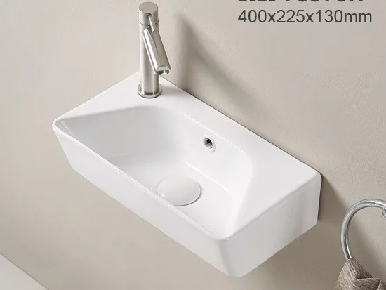умывальник подвесной ceramalux 78578r 40x22,5 белый