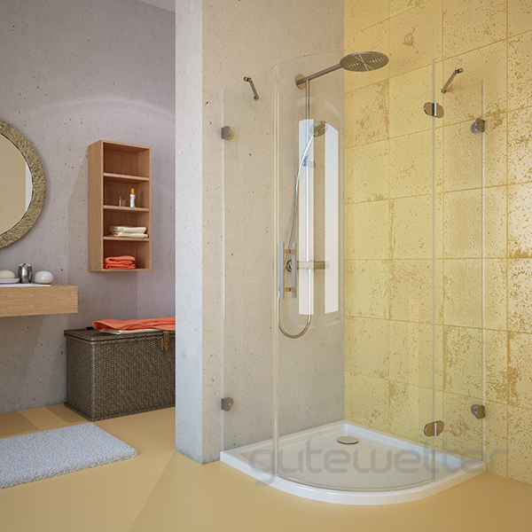 душевой уголок gutewetter lux meliori gk-001 100x100 (хром)