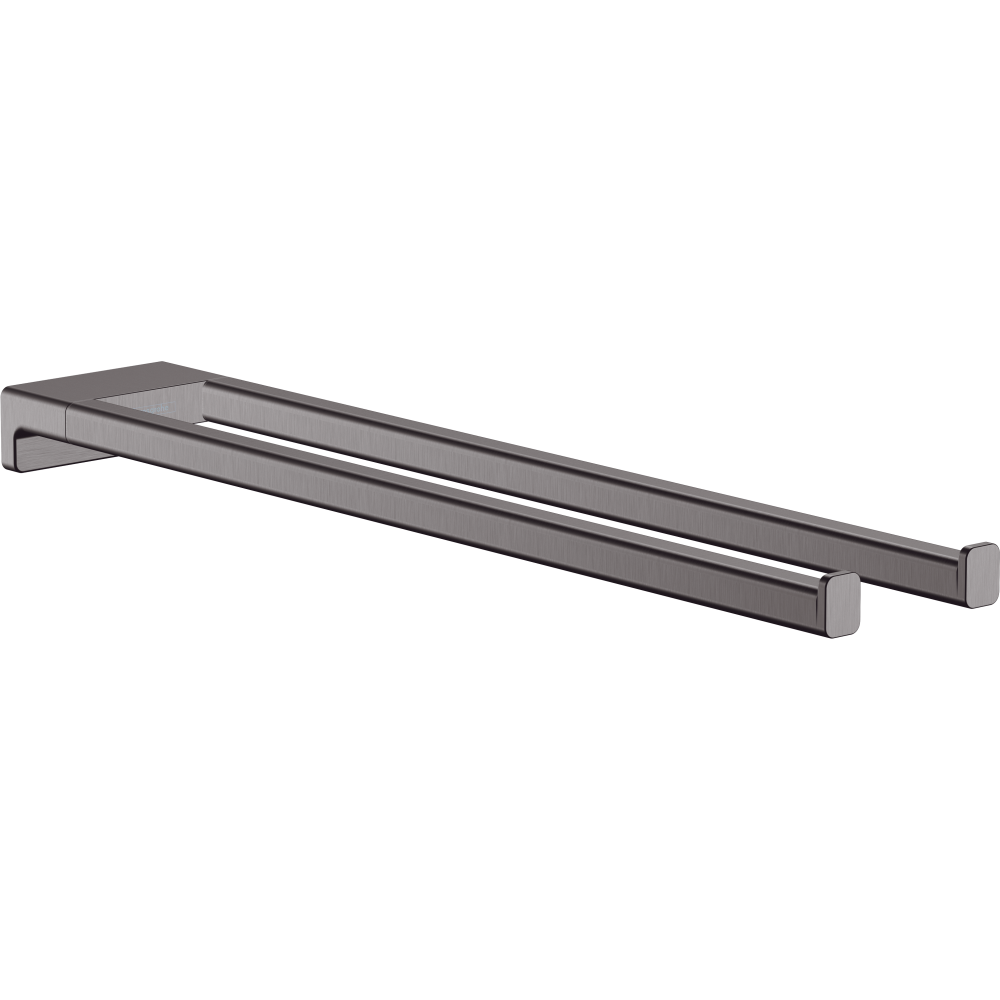 полотенцедержатель hansgrohe addstoris 41770340 шлифованный черный хром