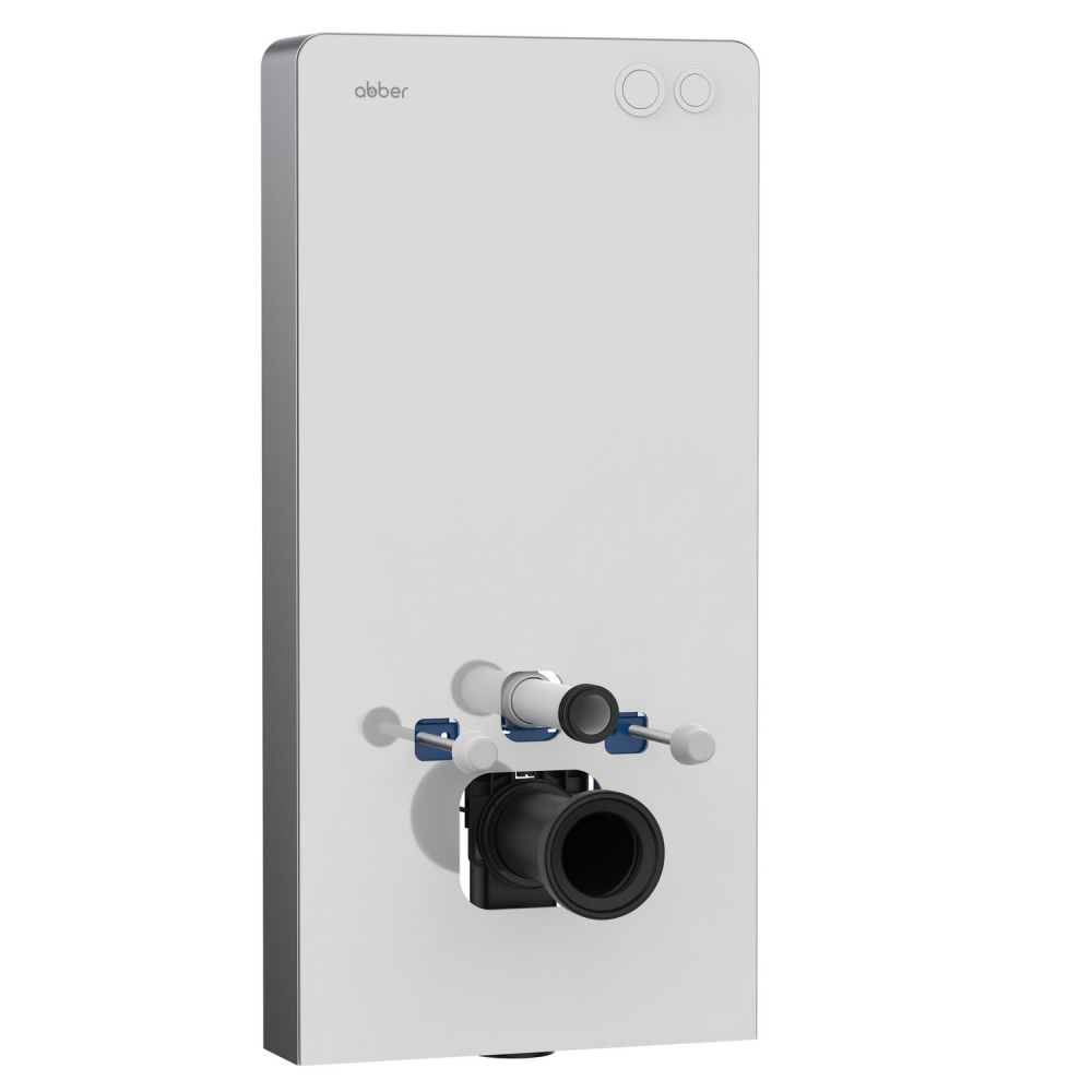 инсталляция для подвесного унитаза abber ac0107mw белая