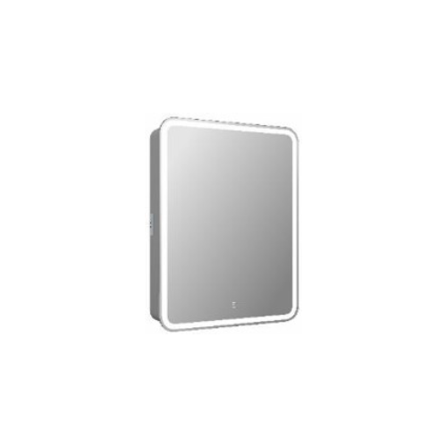 шкаф с зеркалом equil soldi led 55x80 правый