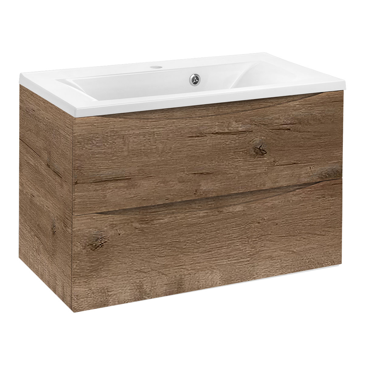 тумба подвесная vincea mia 800 v.oak vmc-2ma800vo дуб винтаж