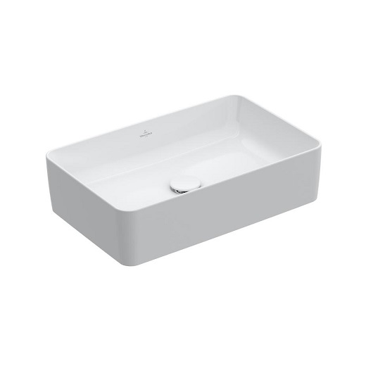 умывальник накладной villeroy&boch collaro 4a205601 56x36 альпийский белый