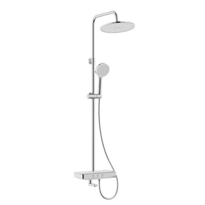 душевая система iddis shelf shesbbti06 хром