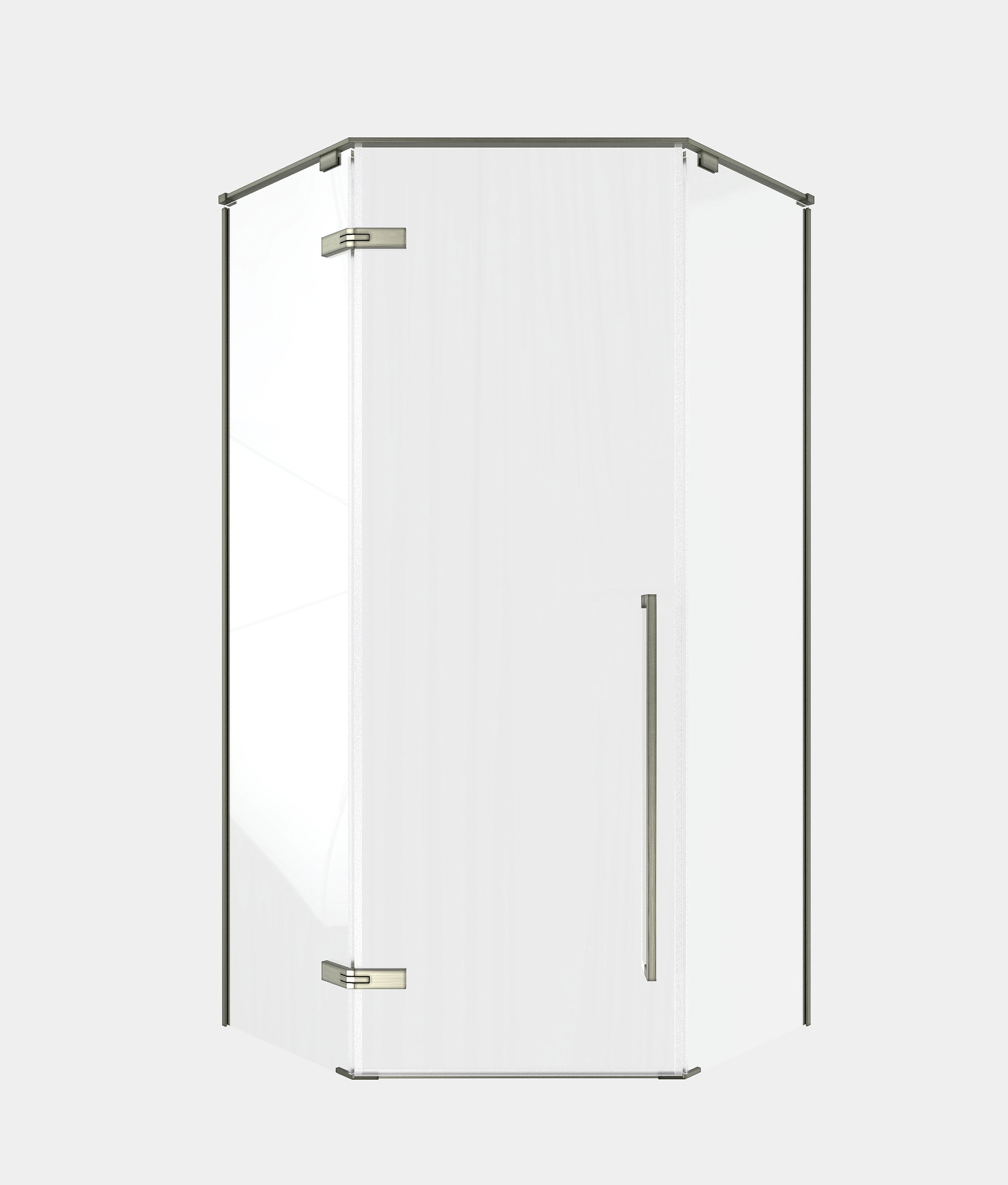 душевой уголок timo ttssp-100/13c-8 100x100 стекла прозрачные, профиль никель