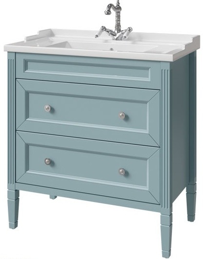 тумба напольная caprigo albion concept 80 34015-sf015 голубой матовый