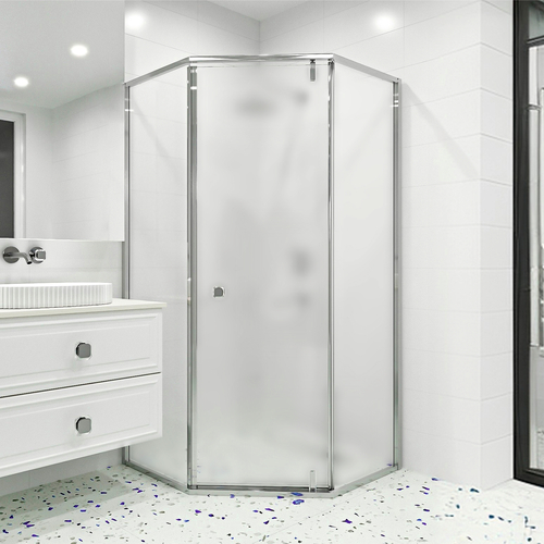 душевой уголок rgw hotel ho-088 90x90 стекла матовые / профиль хром