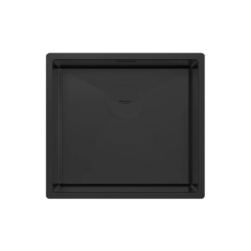 мойка кухонная paulmark next 48 uni pm214844-mbn черный матовый
