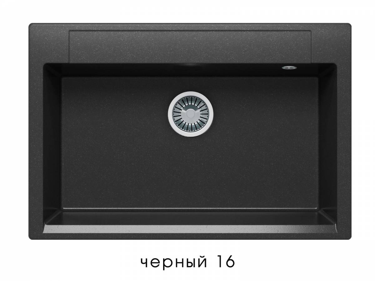 кухонная мойка polygran argo-760 черный