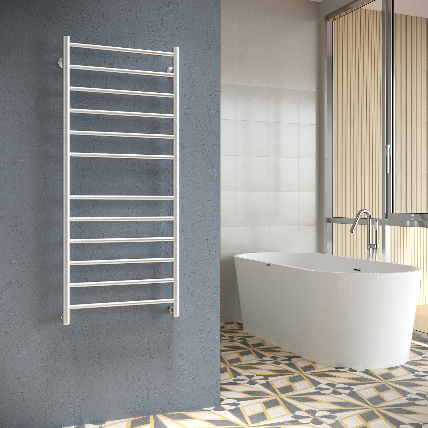 полотенцесушитель водяной stinox toscana 50x120 сатин