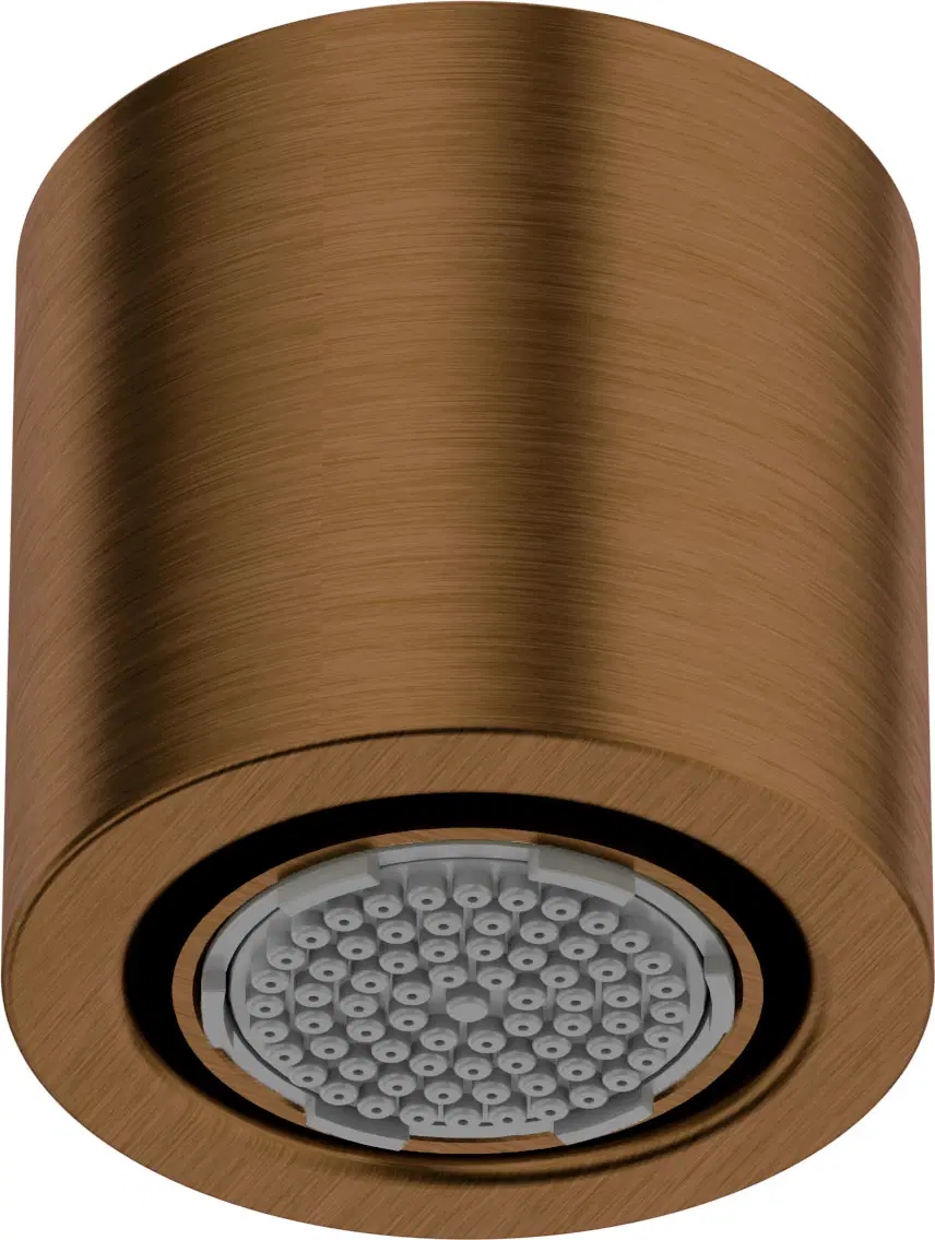 верхний душ deante silia bronze br nqs_c30k брашированная бронза