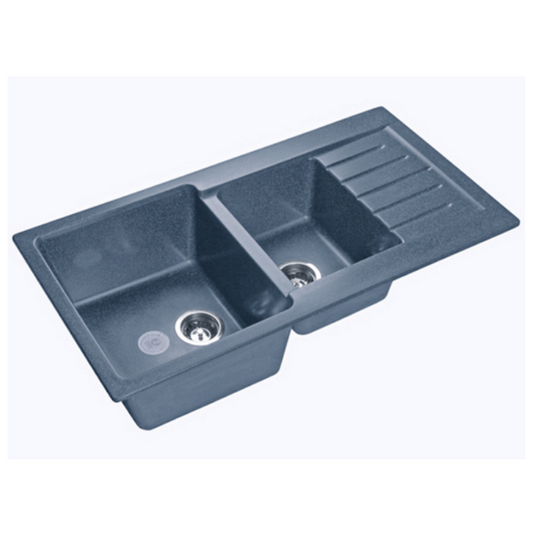 мойка кухонная granfest gf - p980kl графит
