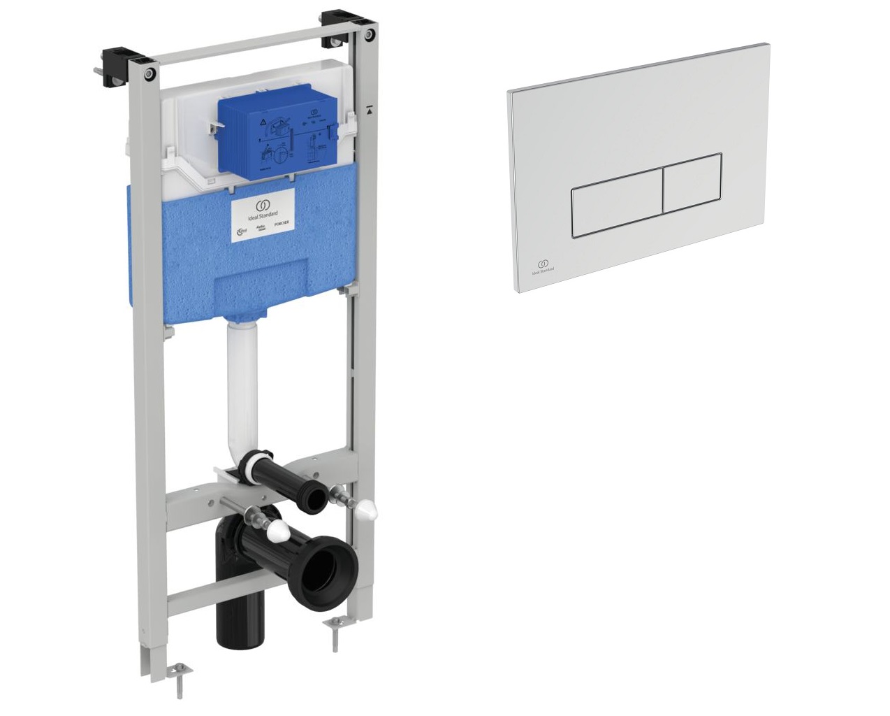 инсталляция для унитаза ideal standard prosys frame 120 m r020467 с клавишей смыва хром r0121aa