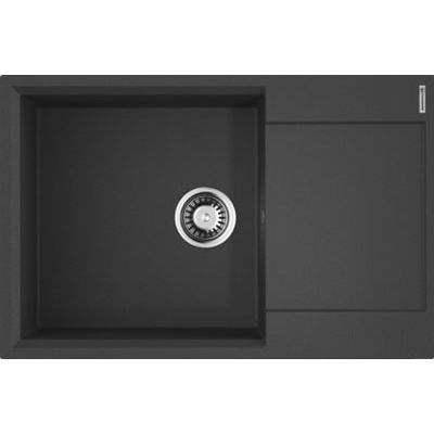 кухонная мойка omoikiri daisen 78-lb-bl 78x51 черный