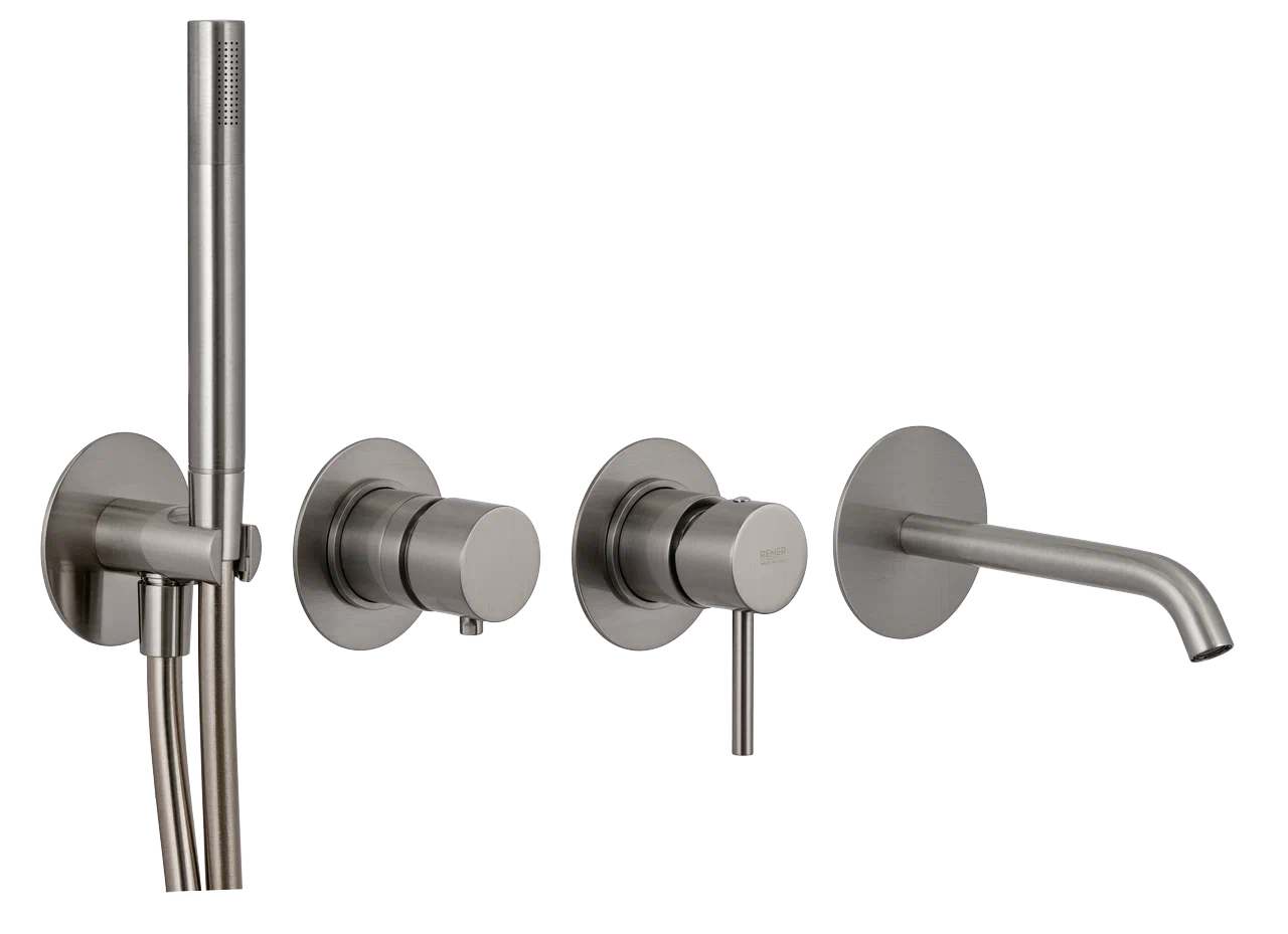 смеситель для ванны remer x style x96s03roxxxv сталь