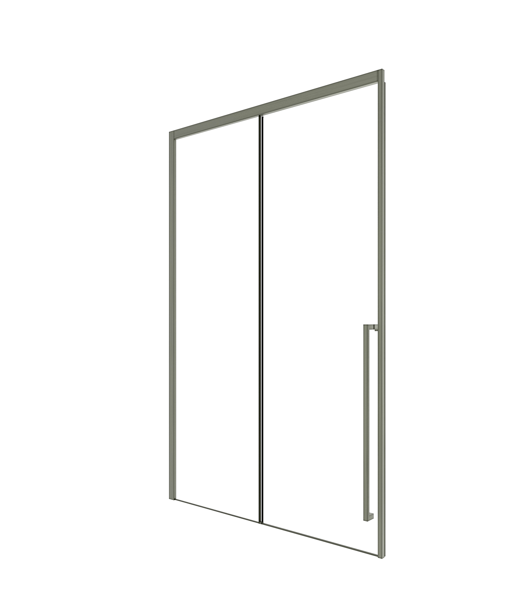 душевая дверь timo tdss-140/13c-8r 140x200 правая, стекла прозрачные, профиль никель