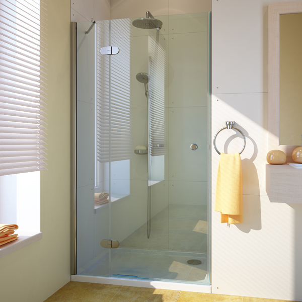 душевая дверь gutewetter lux door gk-102 95 (бронза)
