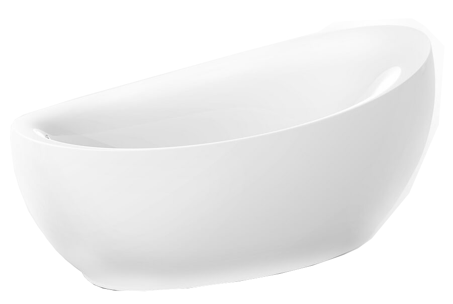 ванна акриловая black&white swan sb225 170x90 белый глянец