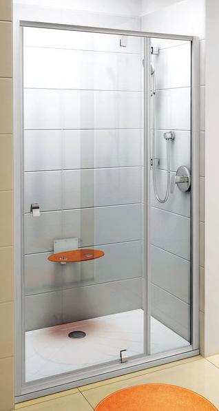 душевая дверь ravak pivot pdop2-100x190 стекло satin+transparent