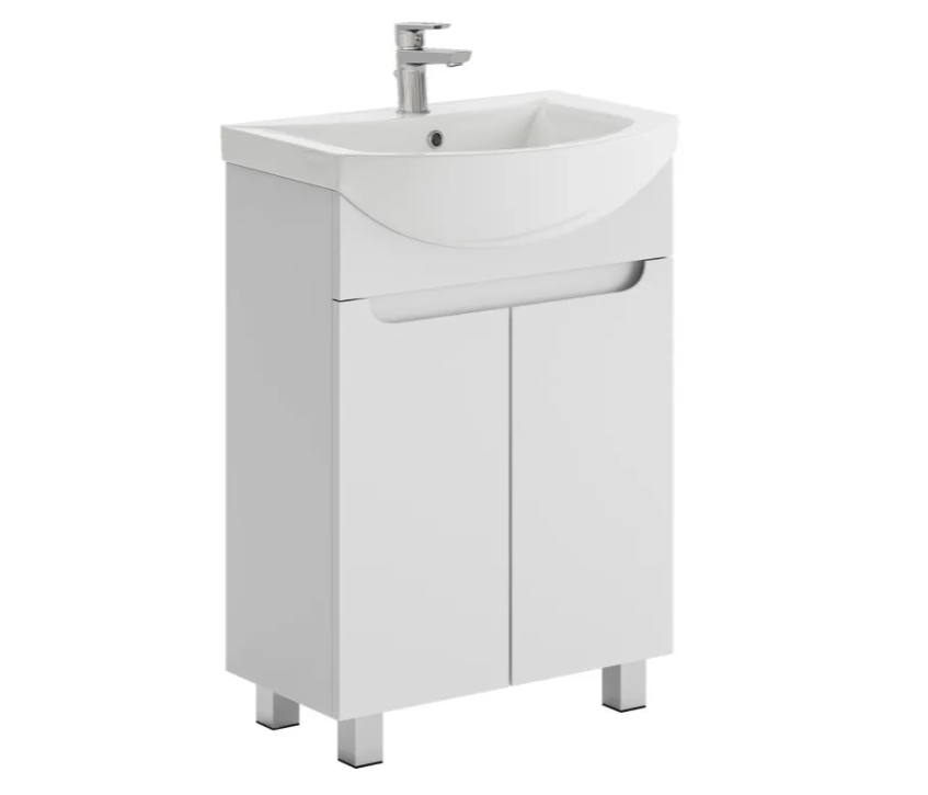 тумба под умывальник axus порто 50 белый