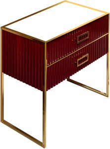 тумба напольная armadi art monaco 80 см 867-080-rg бордовый глянец  / золото