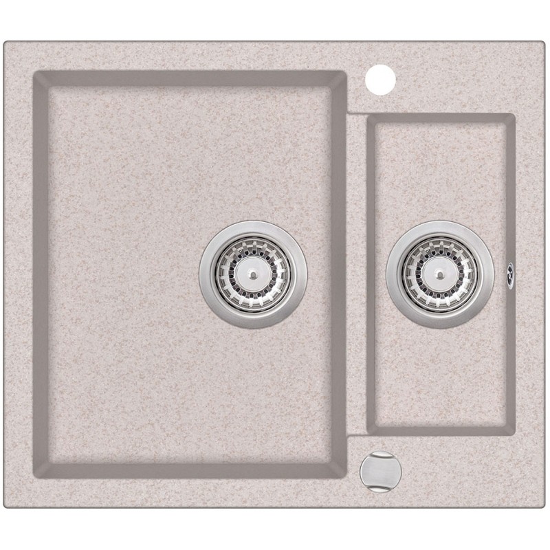 кухонная мойка aquasanita tesa sqt 150 110 aw 58x50 beige