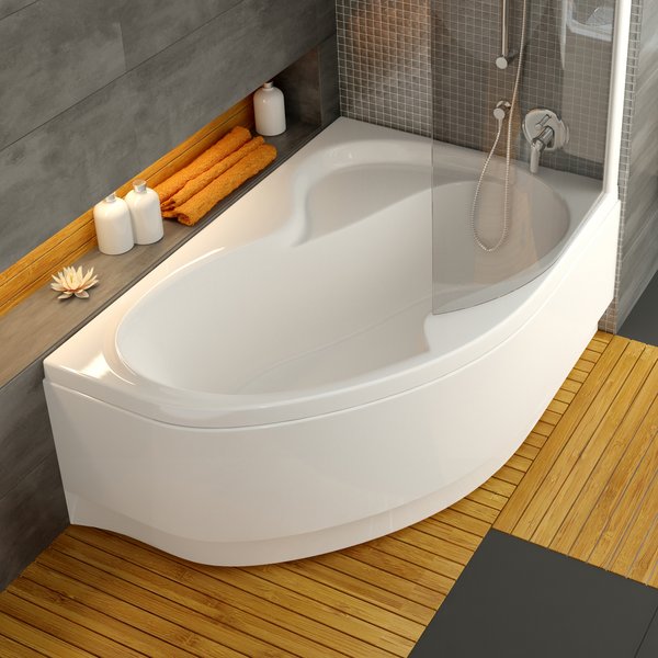 передняя панель для ванны ravak a rosa ii l 160 см n белая