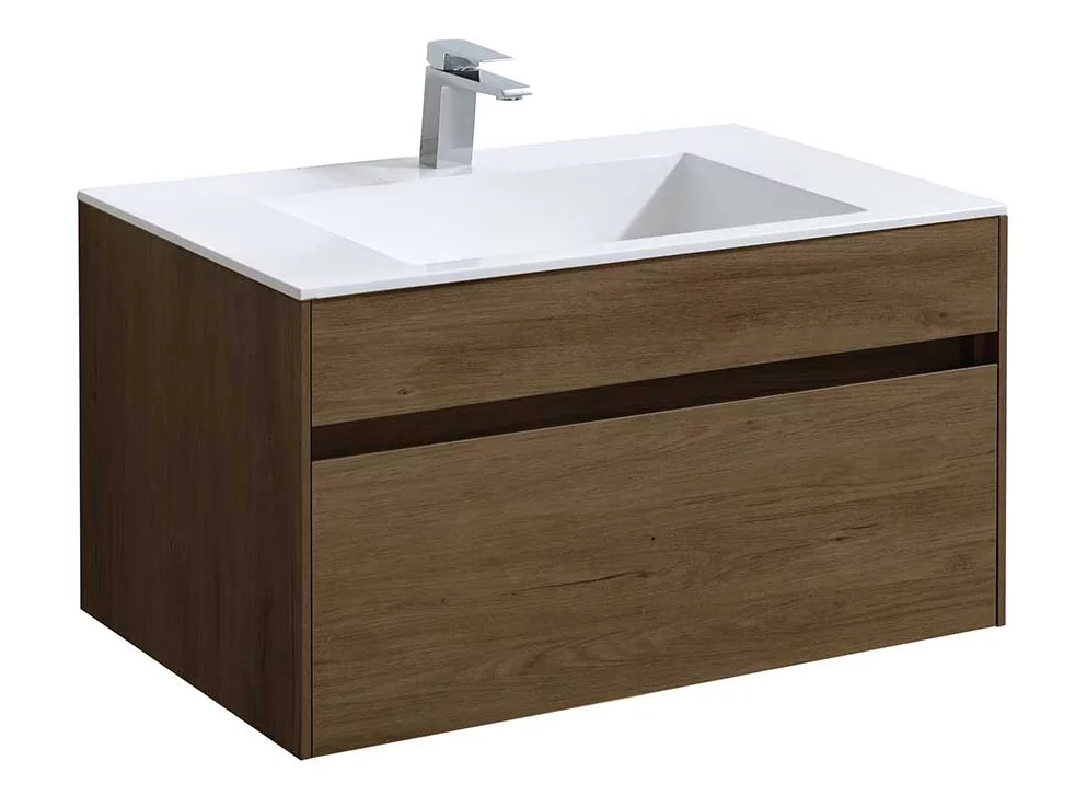тумба подвесная vincea chiara 800 t.oak
