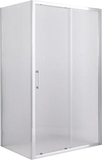 душевой уголок pelican ssw020120rd 80x120 стекла матовые, профиль хром