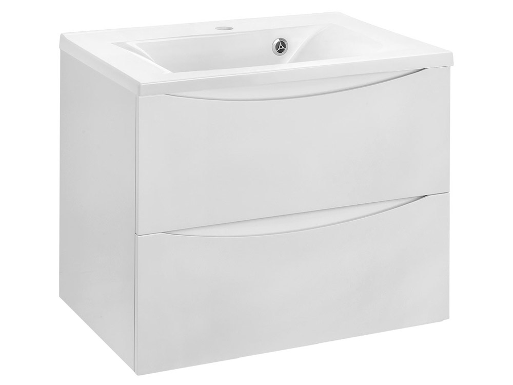 тумба подвесная vincea mia 650 g.white vmc-2ma650gw белый глянец