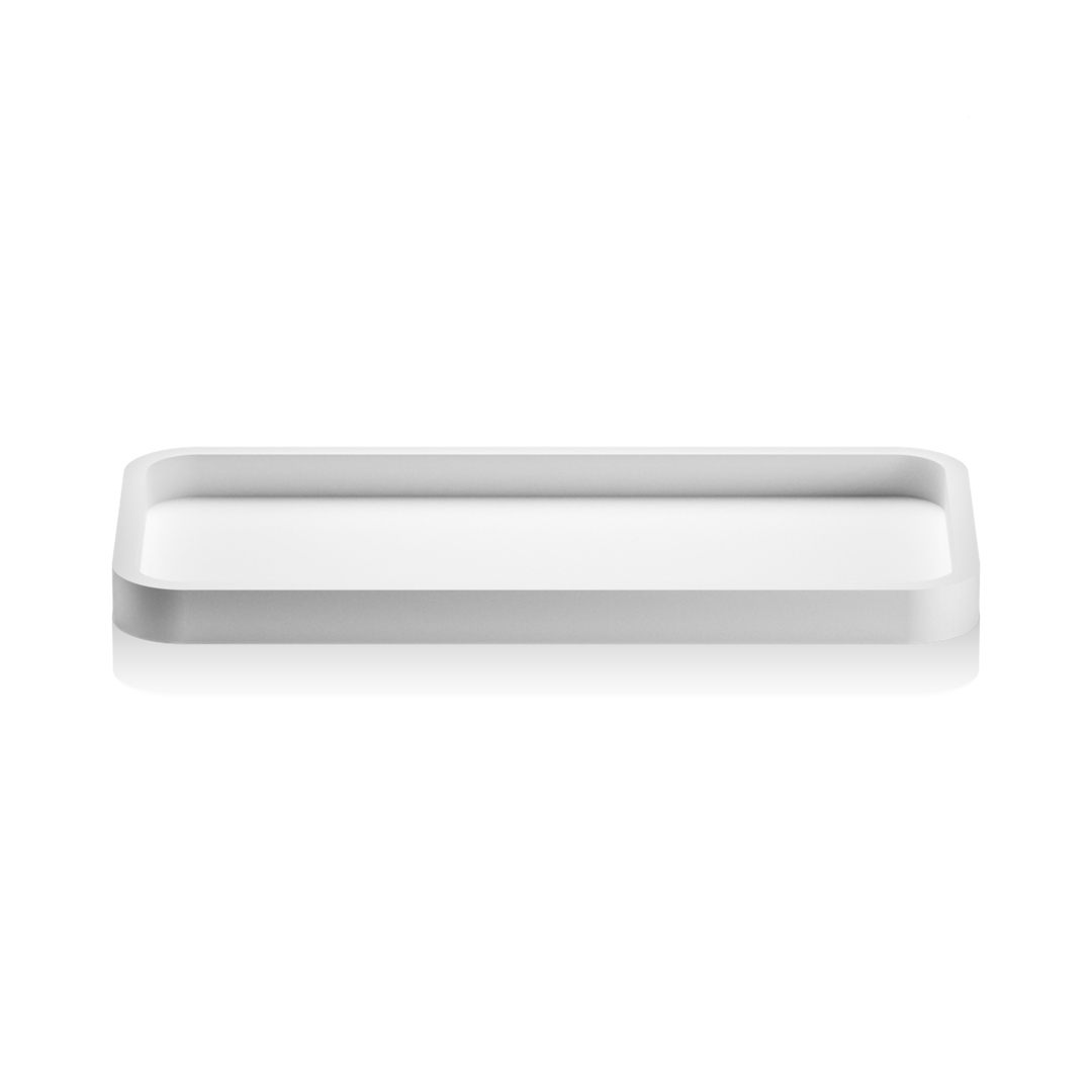 лоток настольный decor walther stone white tab 971050 белый глянец