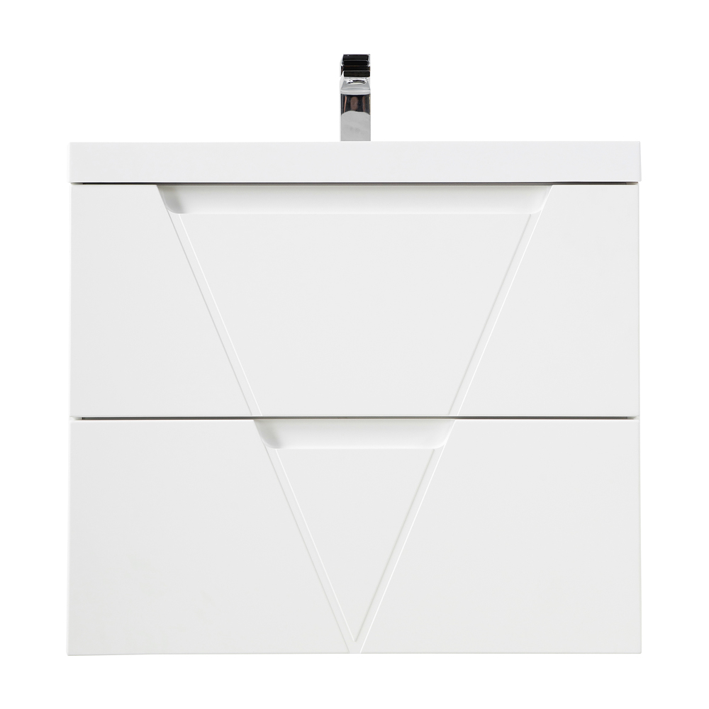 тумба под умывальник belbagno vittoria-800-2c-so-bl-p bianco lucido