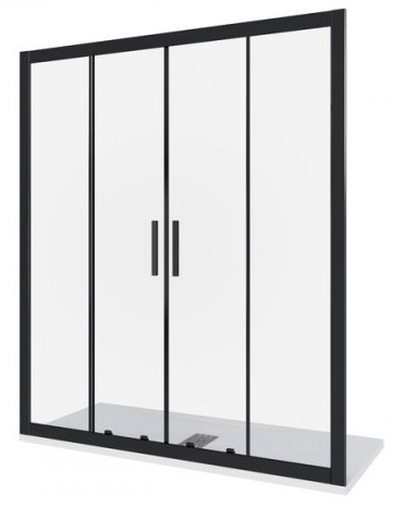 душевая дверь gooddoor cofe wtw-td-170-c-b 170x190