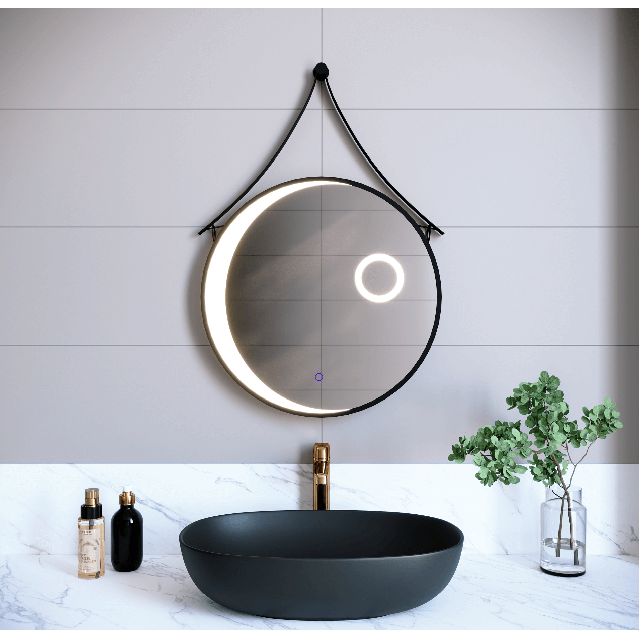 зеркало rgw mr-01 60x60 с led-подсветкой