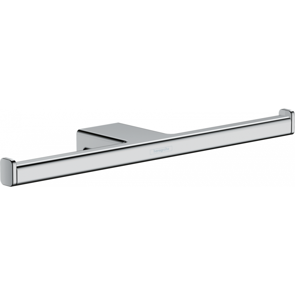 держатель двойной для запасной туалетной бумаги hansgrohe addstoris 41748000 хром