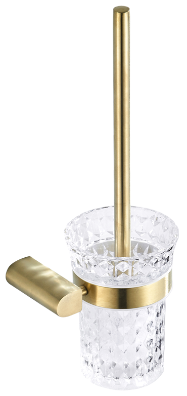 ершик для туалета ceramalux florenzia 63113 золотой матовый