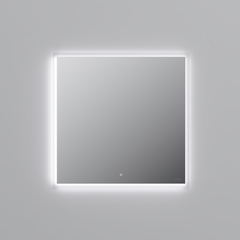 зеркало am.pm spirit v2.0 60×60 с led-подсветкой, системой антизапотевания и ик-сенсором