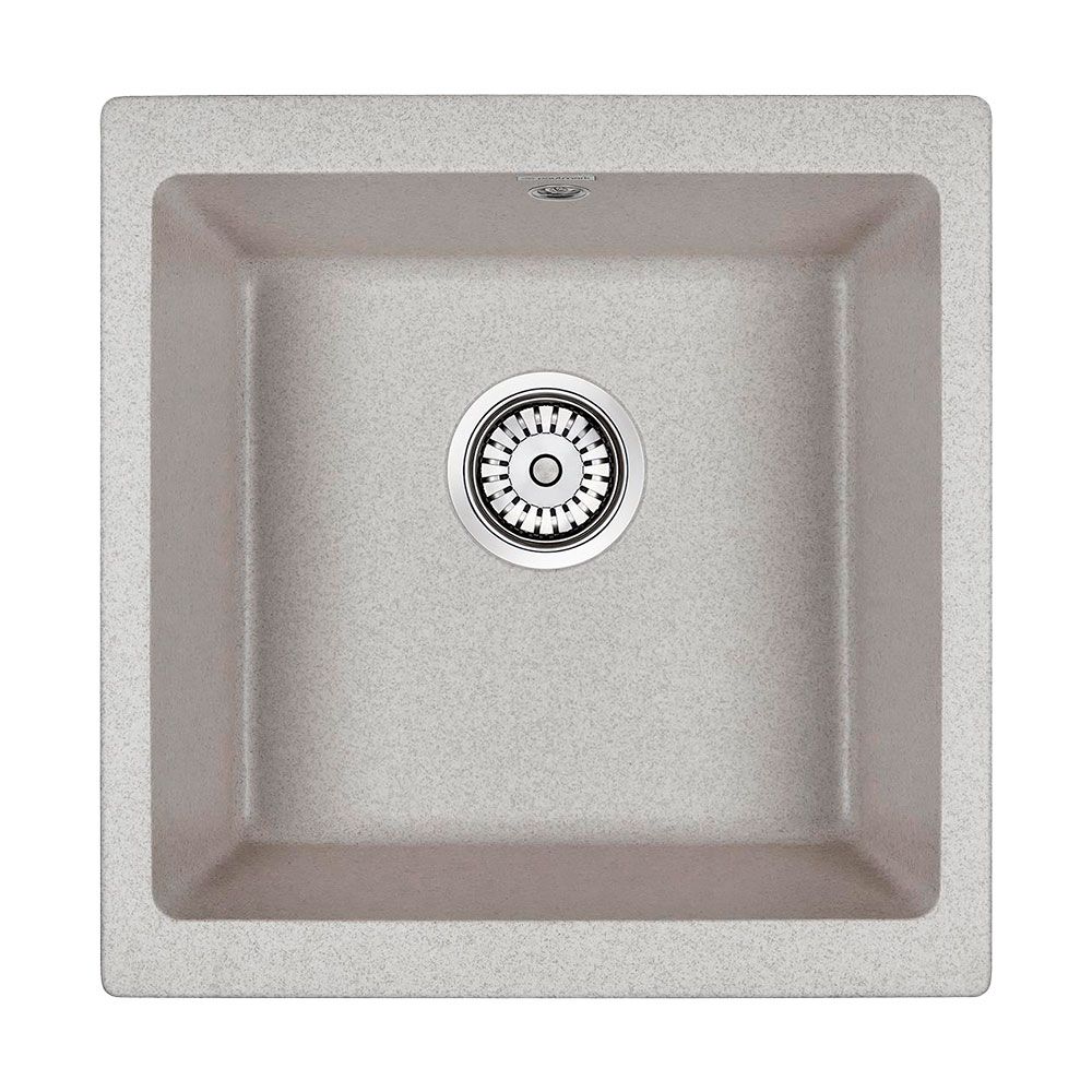 мойка кухонная paulmark brilon pm104546-gr серый