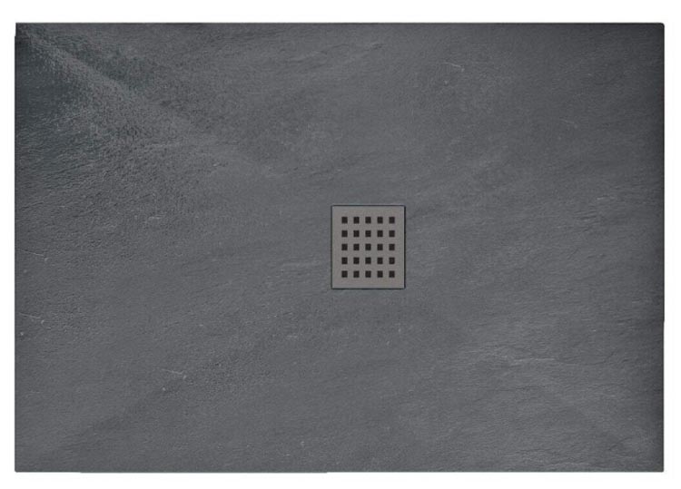 душевой поддон rea grey rock rea-k4584 90x120 серый