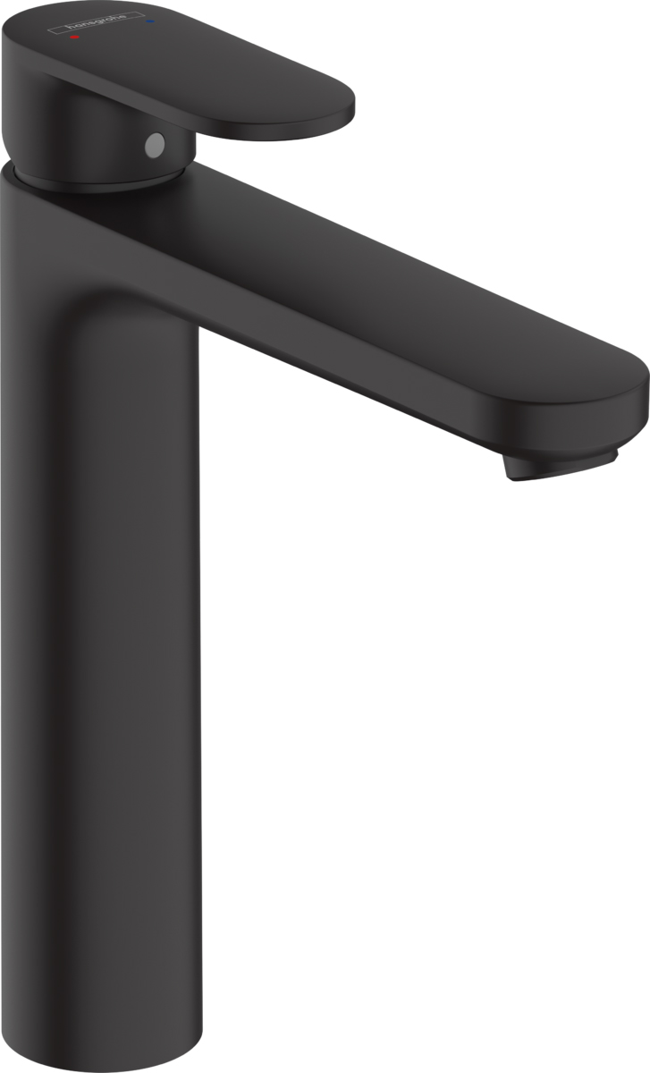 смеситель для умывальника hansgrohe vernis blend 190 71552670 с донным клапаном черный матовый
