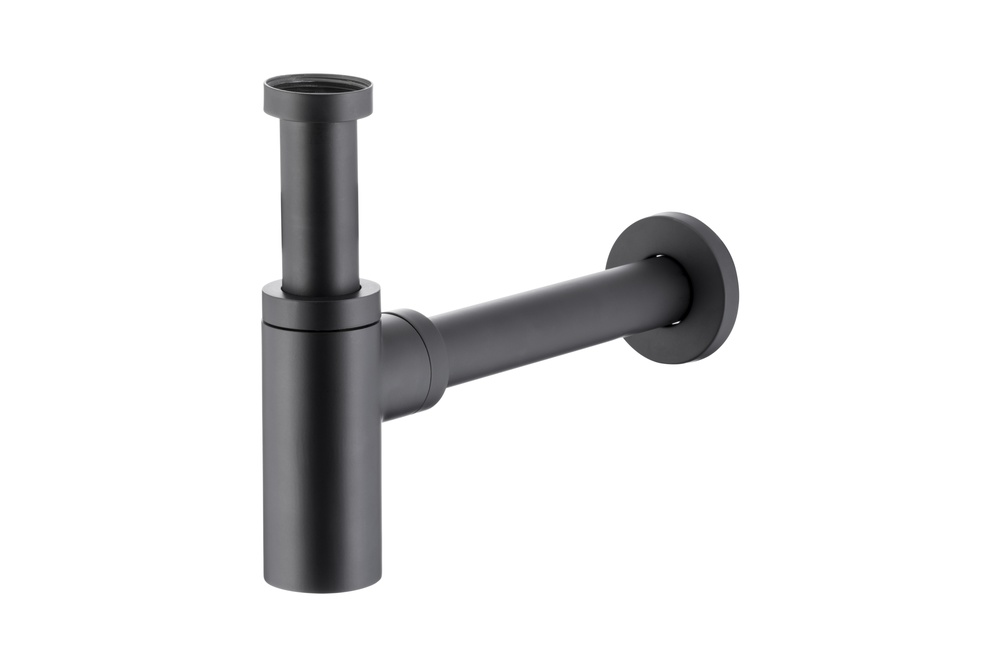 сифон для умывальника armatura black 600-003-81 черный